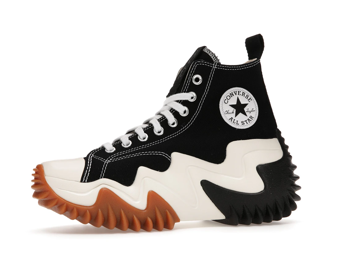 Vue 17 de Converse Run Star Motion Black White Gum