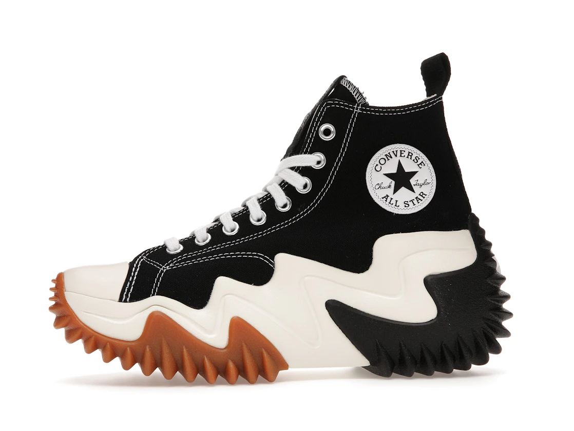 Vue 18 de Converse Run Star Motion Black White Gum