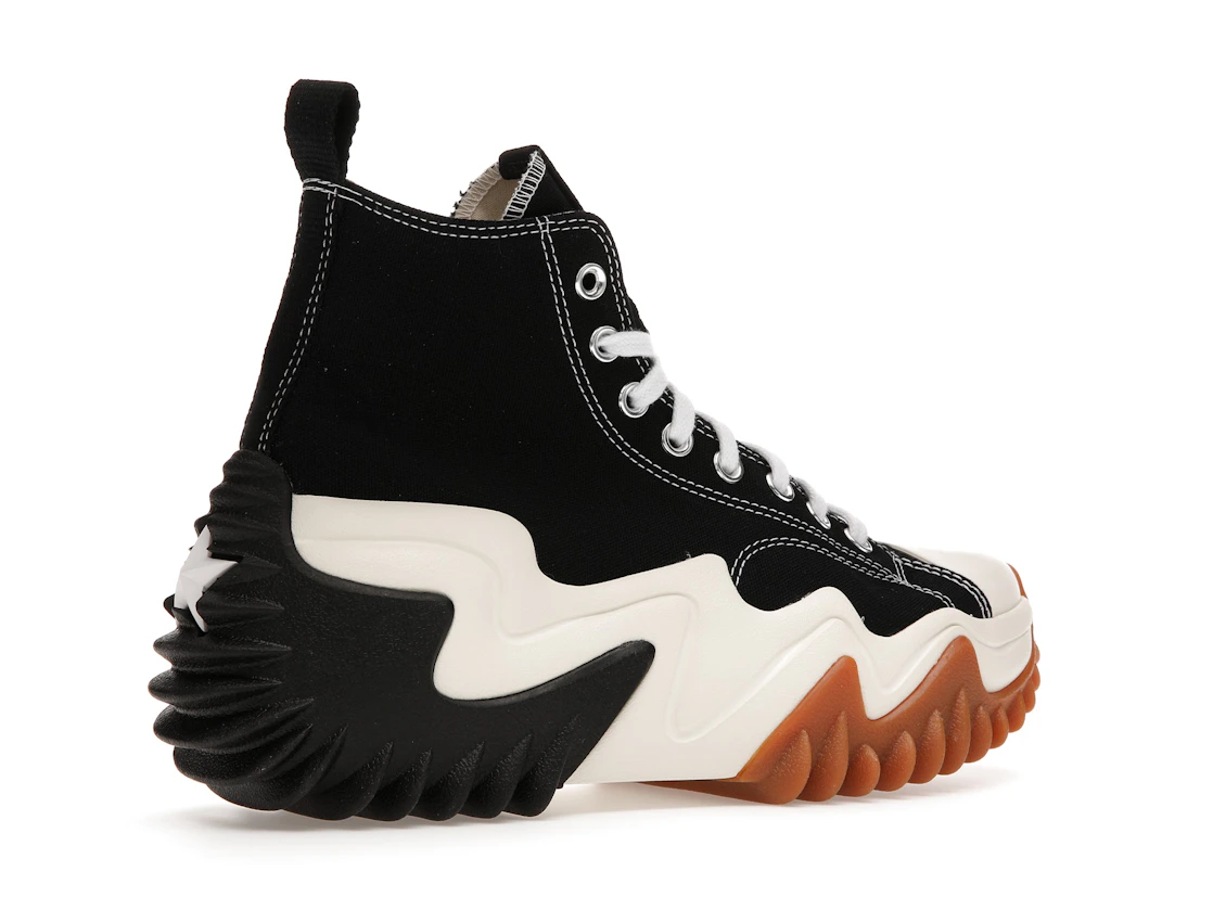 Vue 34 de Converse Run Star Motion Black White Gum