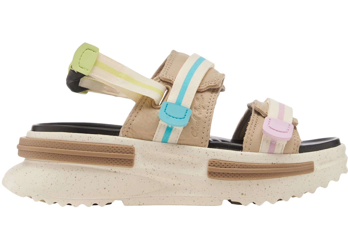 Converse Run Star Utility CX Sandal Nutty Granola Citron