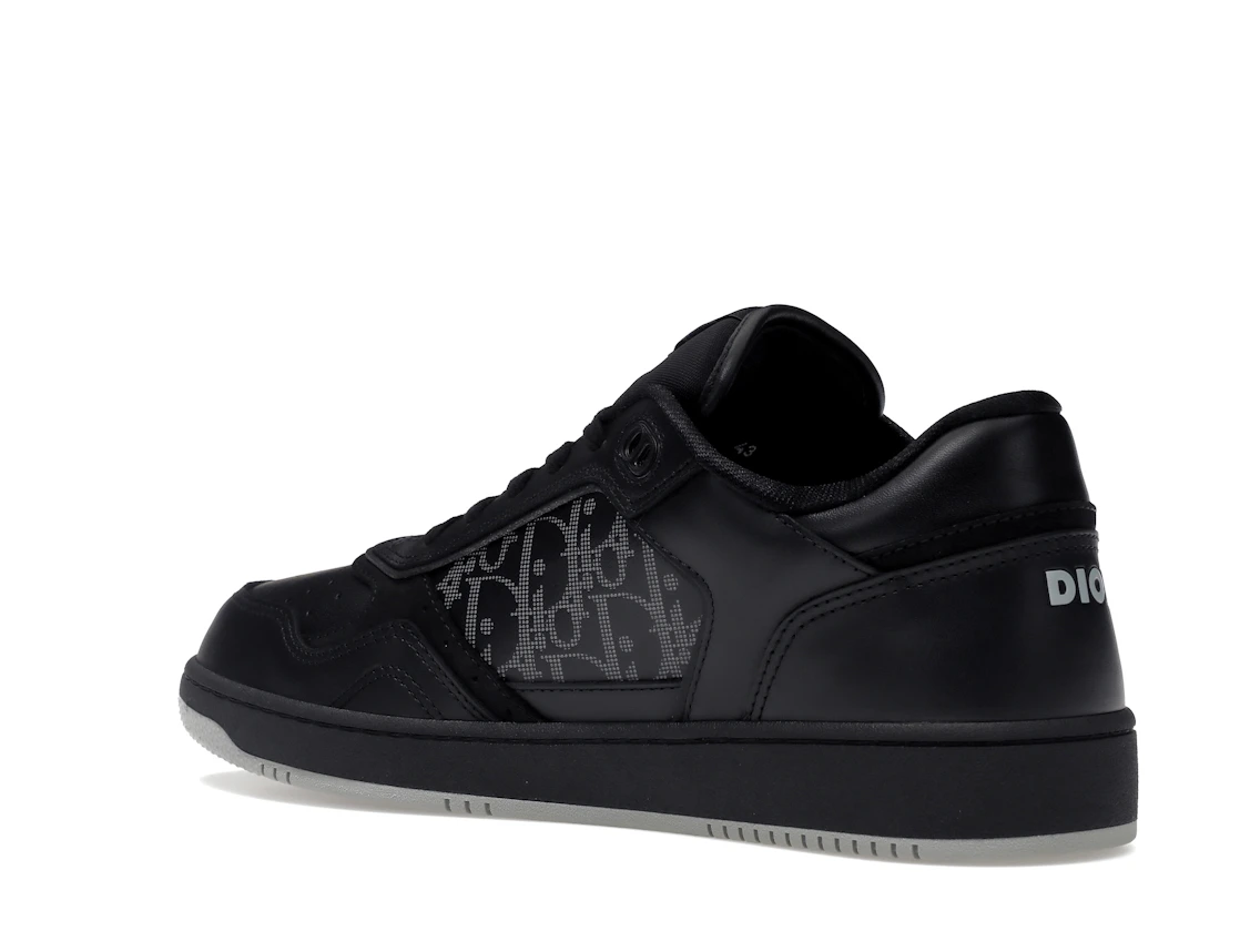 Vue 23 de Dior B27 Low Black Dior Oblique Galaxy Leather Grey