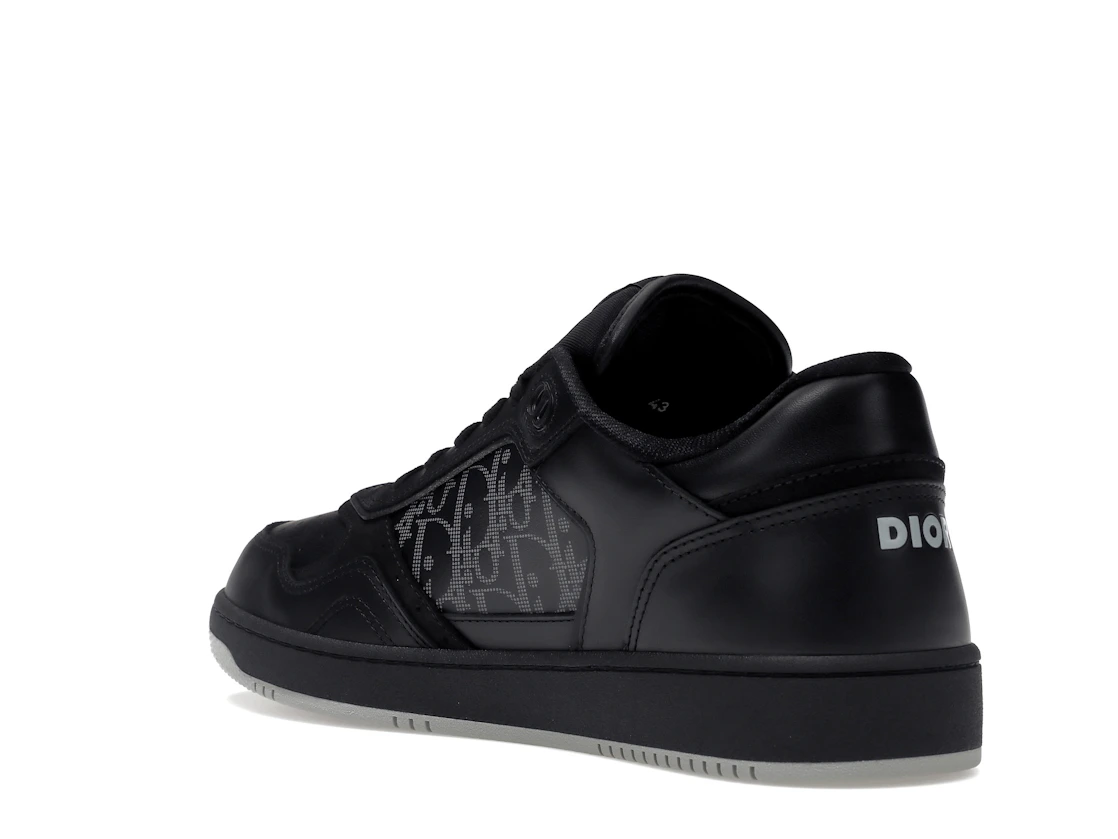 Vue 24 de Dior B27 Low Black Dior Oblique Galaxy Leather Grey