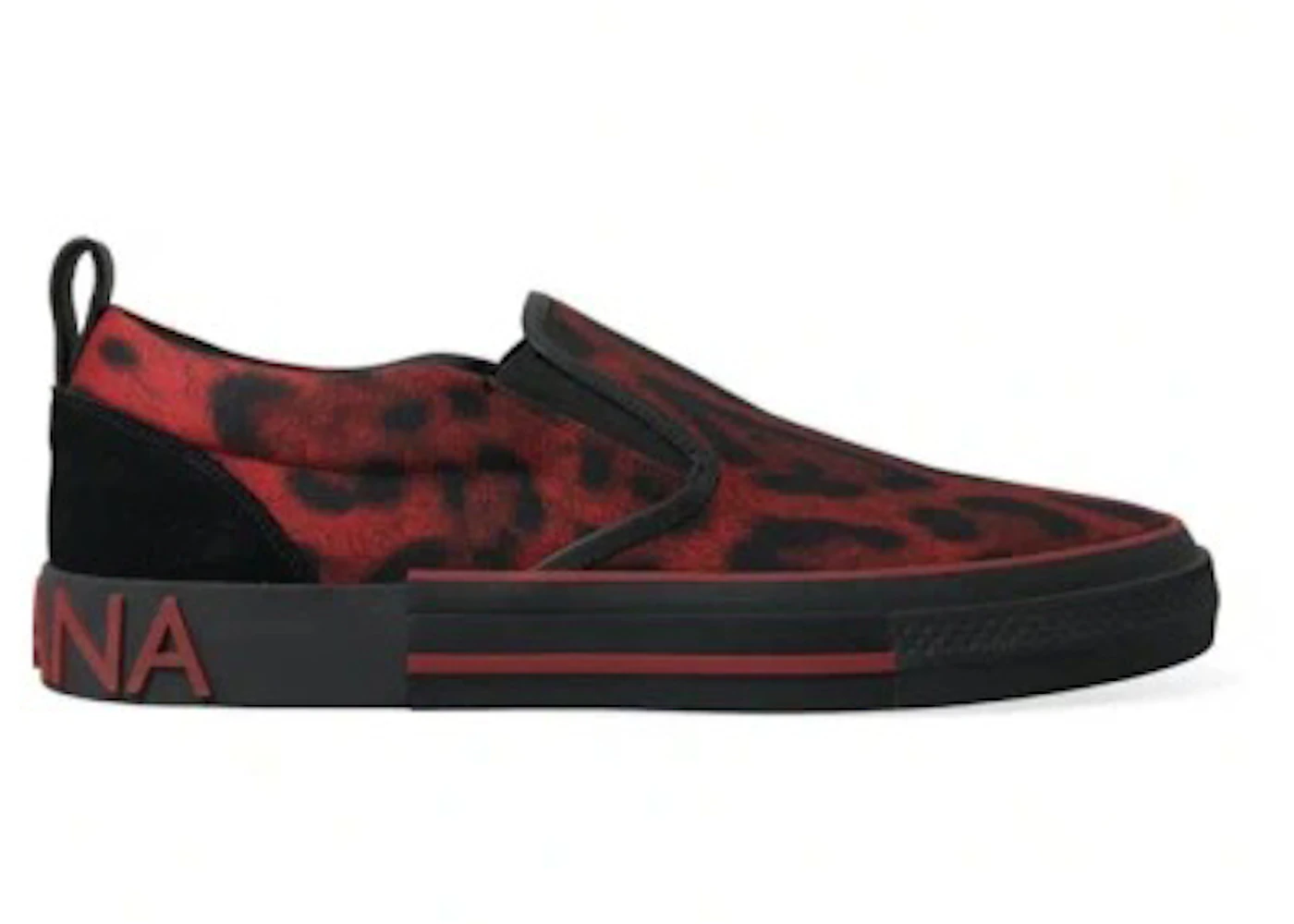 Dolce & Gabbana 2.Zero Slip-On Red Black Leopard