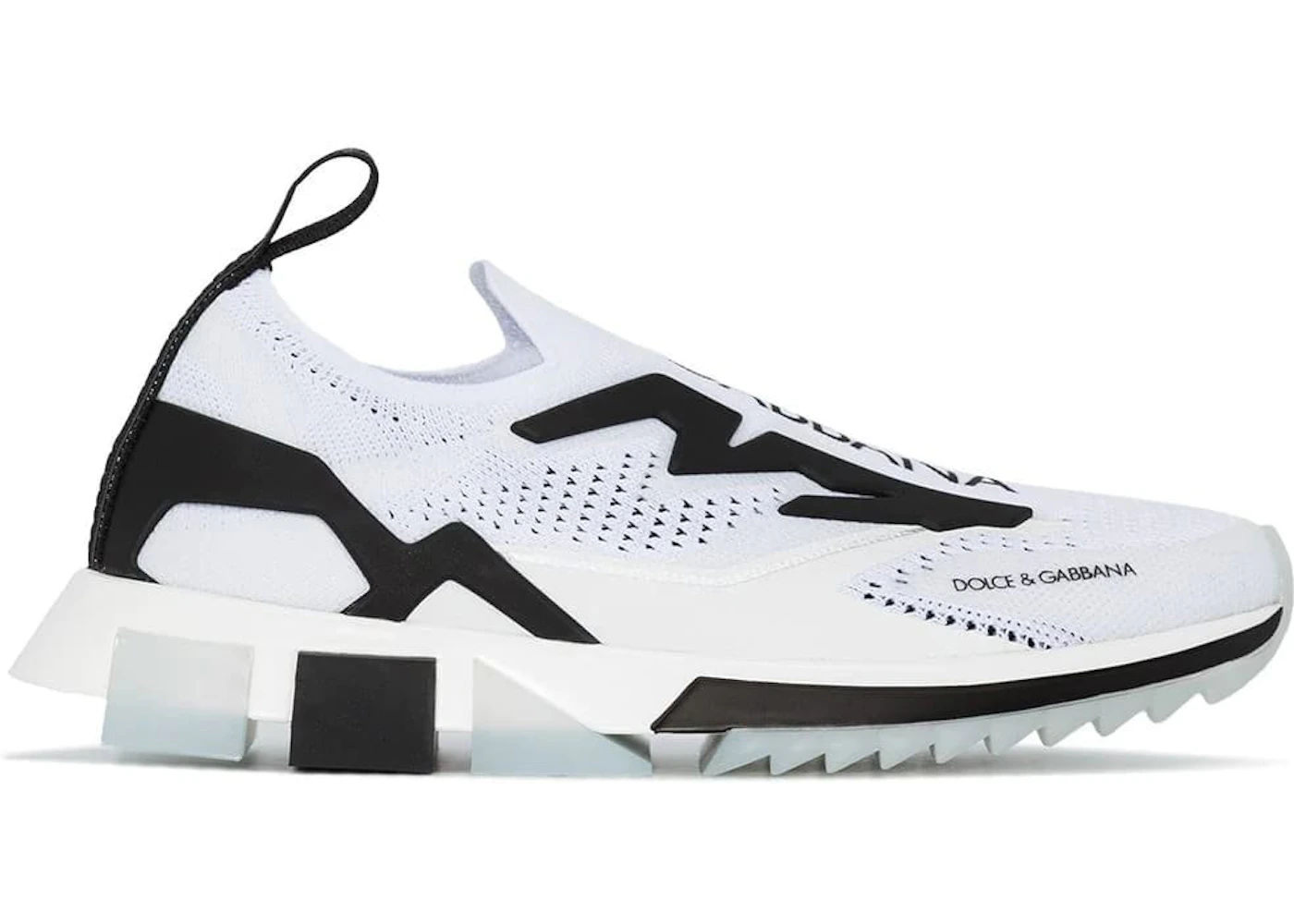Dolce & Gabbana Sorrento Slip On White Black 