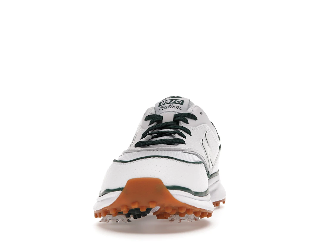 Vue 11 de DropX™ Exclusive: New Balance 997G Malbon Golf White/Green with Towel