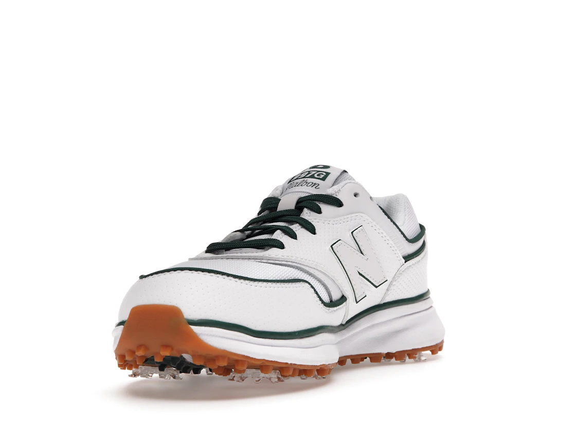 Vue 13 de DropX™ Exclusive: New Balance 997G Malbon Golf White/Green with Towel