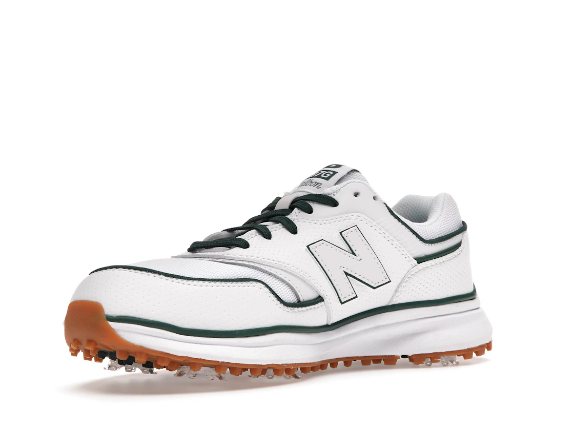 Vue 15 de DropX™ Exclusive: New Balance 997G Malbon Golf White/Green with Towel