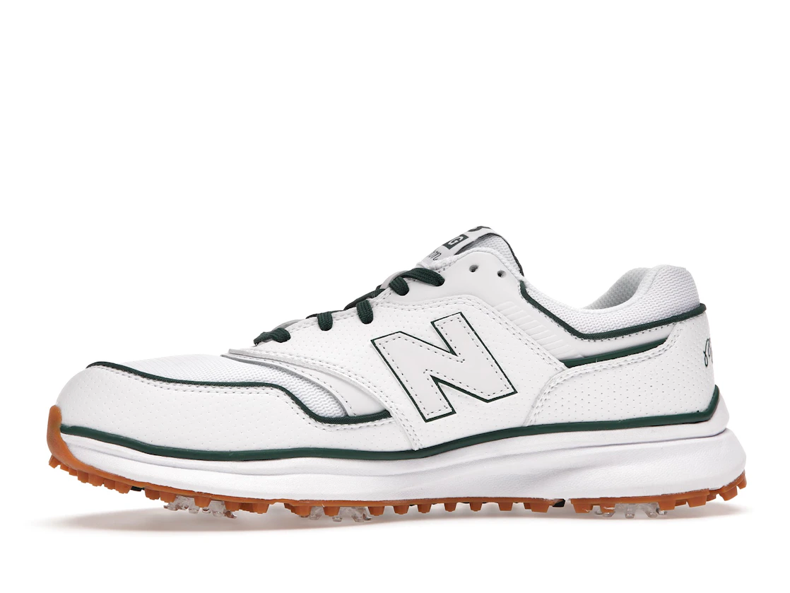 Vue 18 de DropX™ Exclusive: New Balance 997G Malbon Golf White/Green with Towel