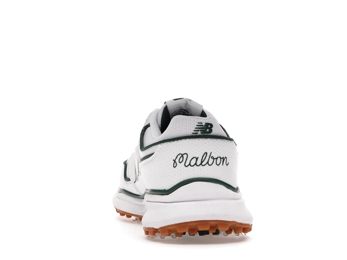 Vue 27 de DropX™ Exclusive: New Balance 997G Malbon Golf White/Green with Towel
