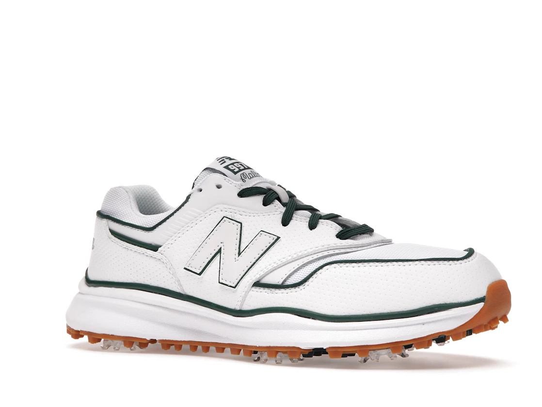 Vue 4 de DropX™ Exclusive: New Balance 997G Malbon Golf White/Green with Towel