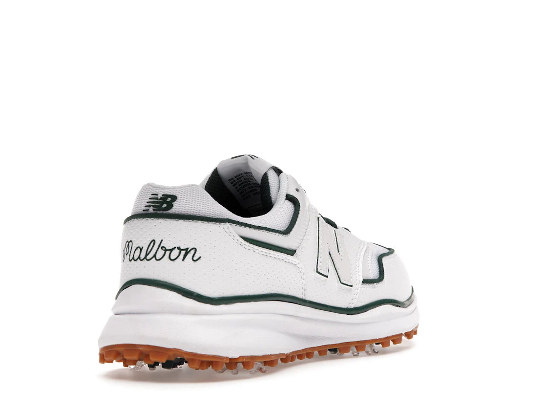 Vue 31 de DropX™ Exclusive: New Balance 997G Malbon Golf White/Green with Towel