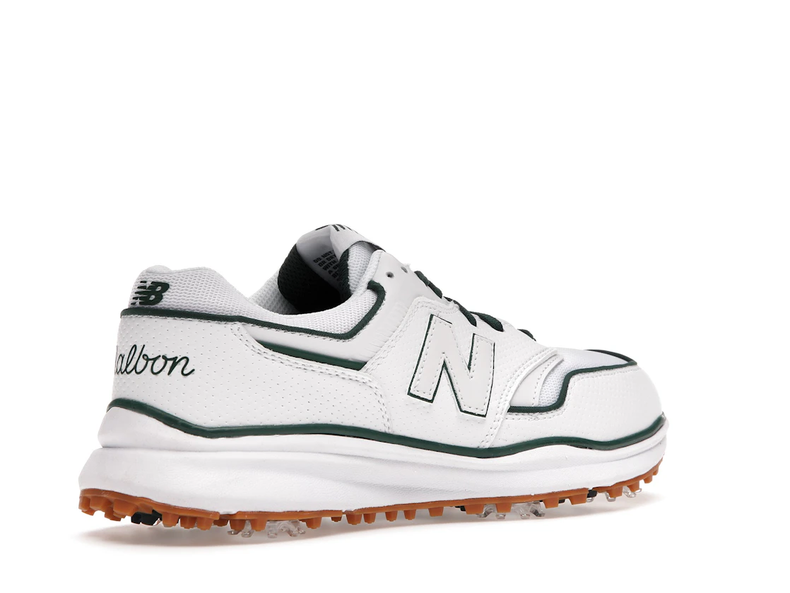 Vue 33 de DropX™ Exclusive: New Balance 997G Malbon Golf White/Green with Towel