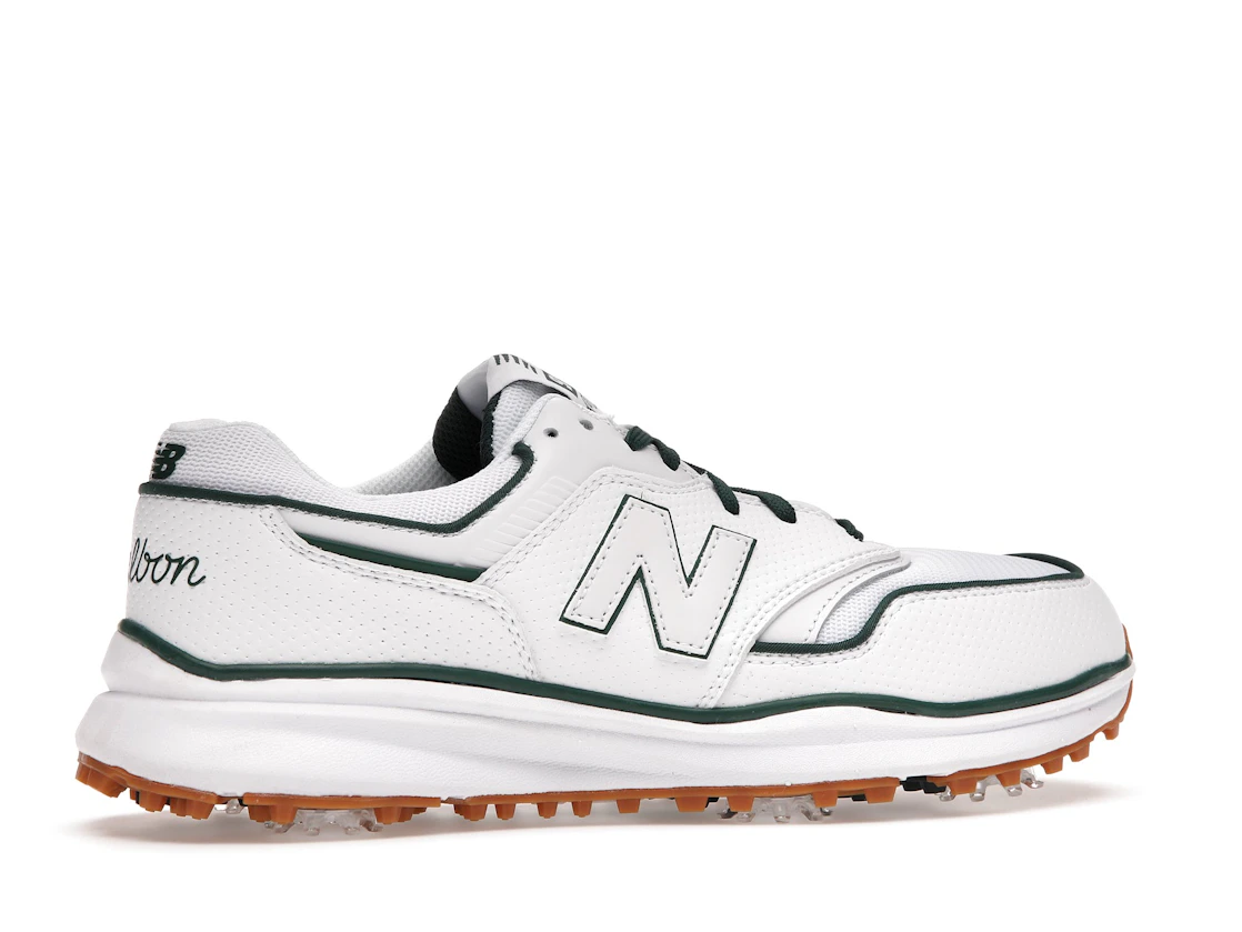 Vue 35 de DropX™ Exclusive: New Balance 997G Malbon Golf White/Green with Towel