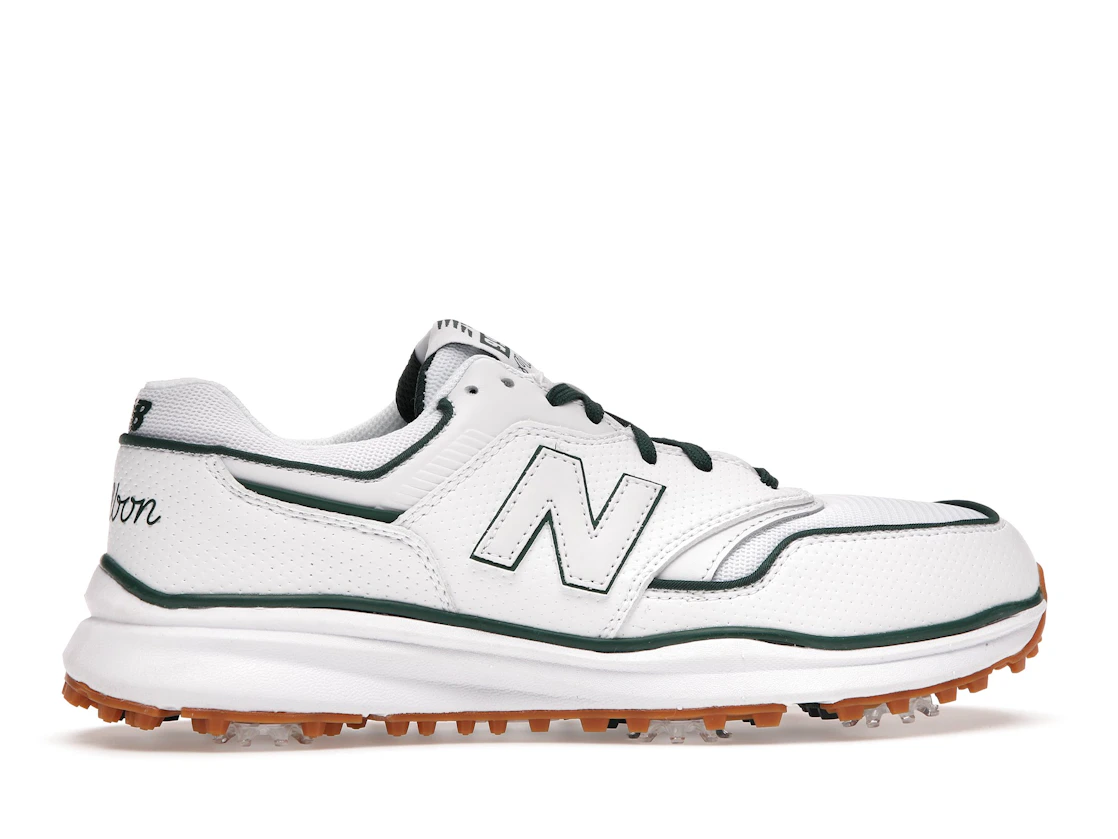 Vue 36 de DropX™ Exclusive: New Balance 997G Malbon Golf White/Green with Towel