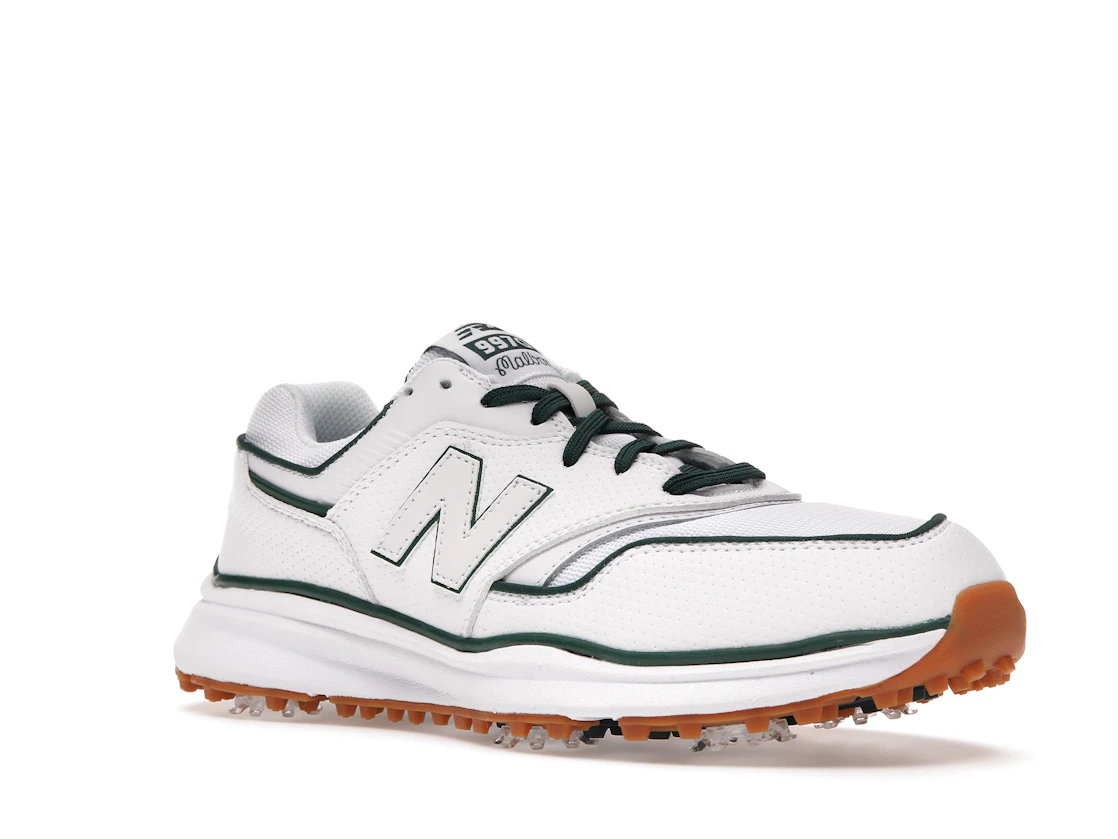 Vue 5 de DropX™ Exclusive: New Balance 997G Malbon Golf White/Green with Towel