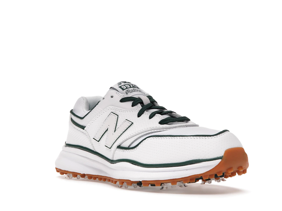 Vue 6 de DropX™ Exclusive: New Balance 997G Malbon Golf White/Green with Towel