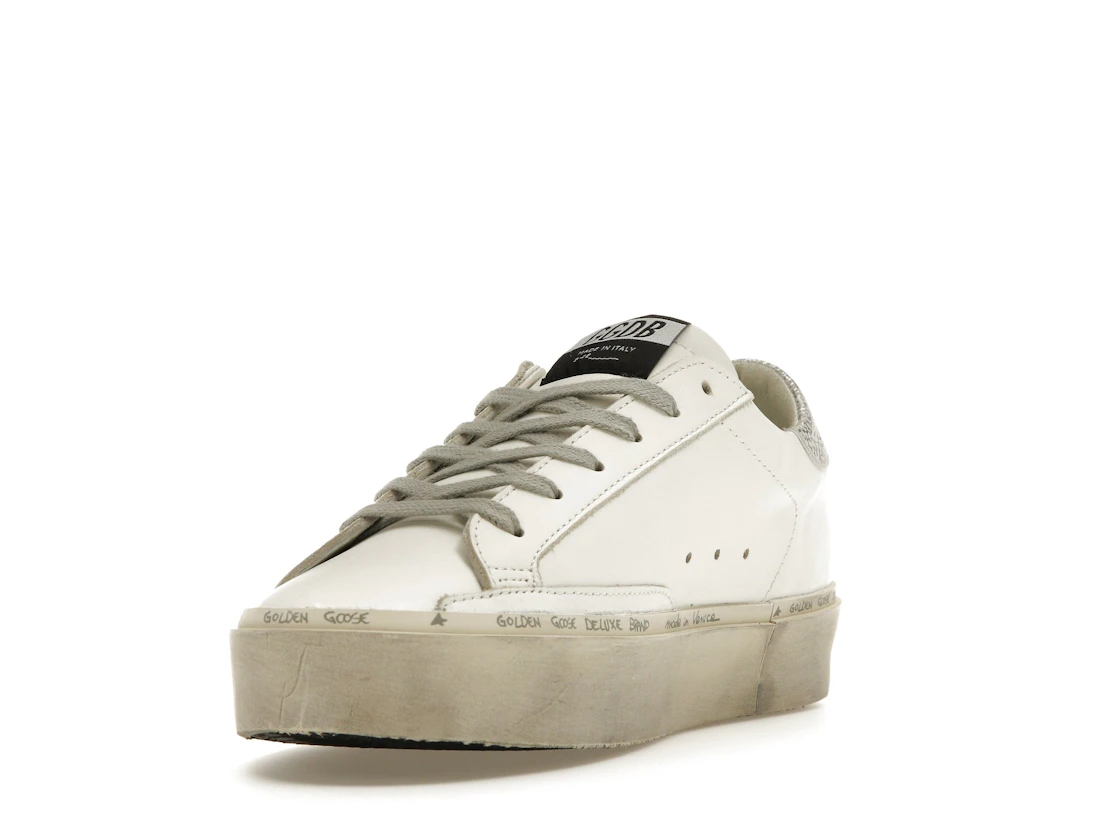 Vue 13 de Golden Goose Hi Star White Silver 