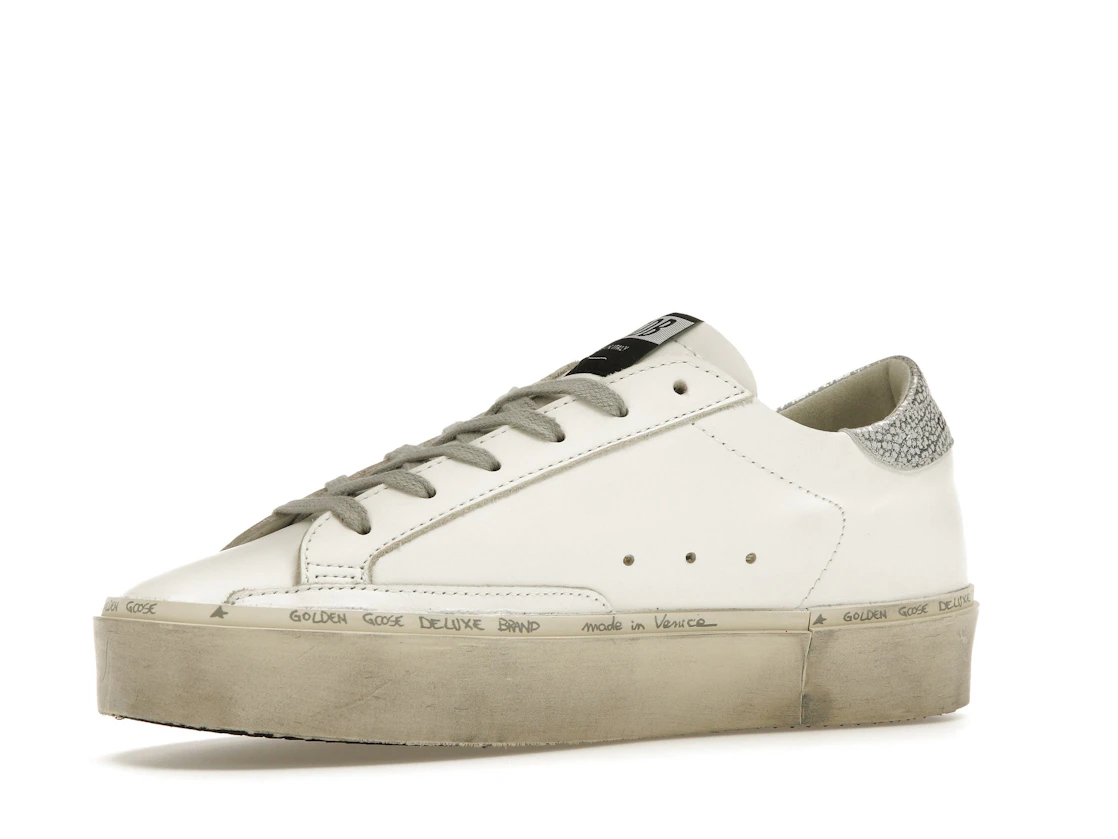 Vue 16 de Golden Goose Hi Star White Silver 