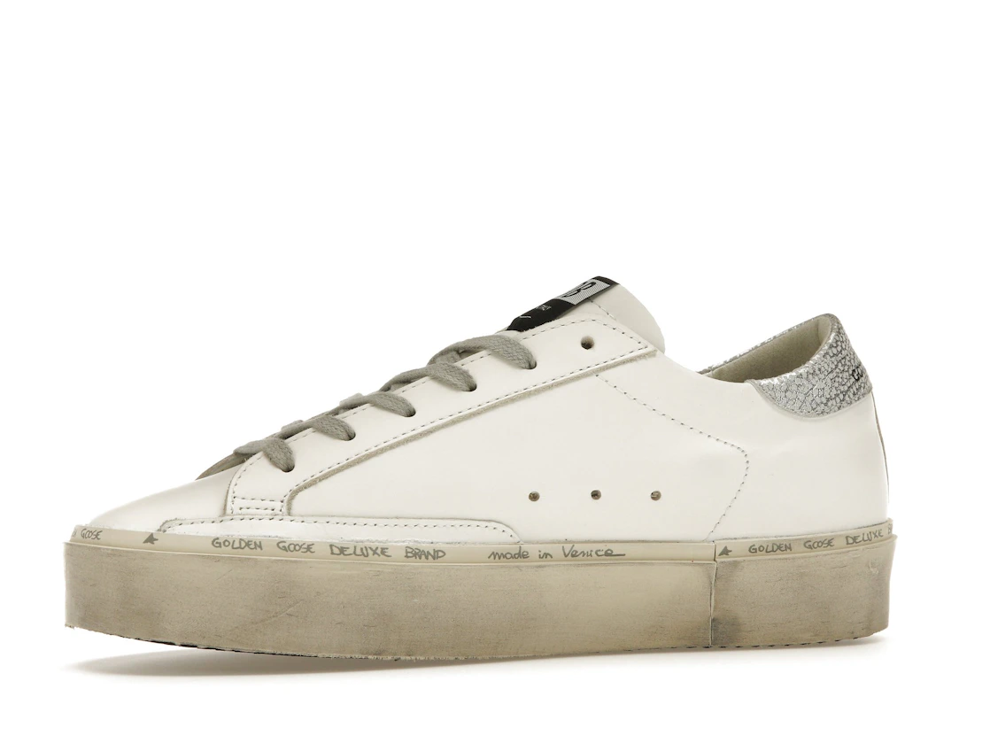 Vue 17 de Golden Goose Hi Star White Silver 