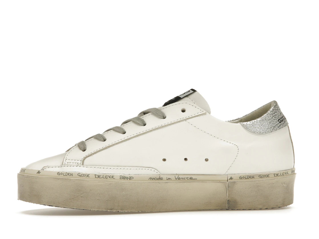 Vue 18 de Golden Goose Hi Star White Silver 