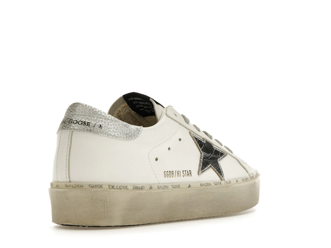 Vue 32 de Golden Goose Hi Star White Silver 
