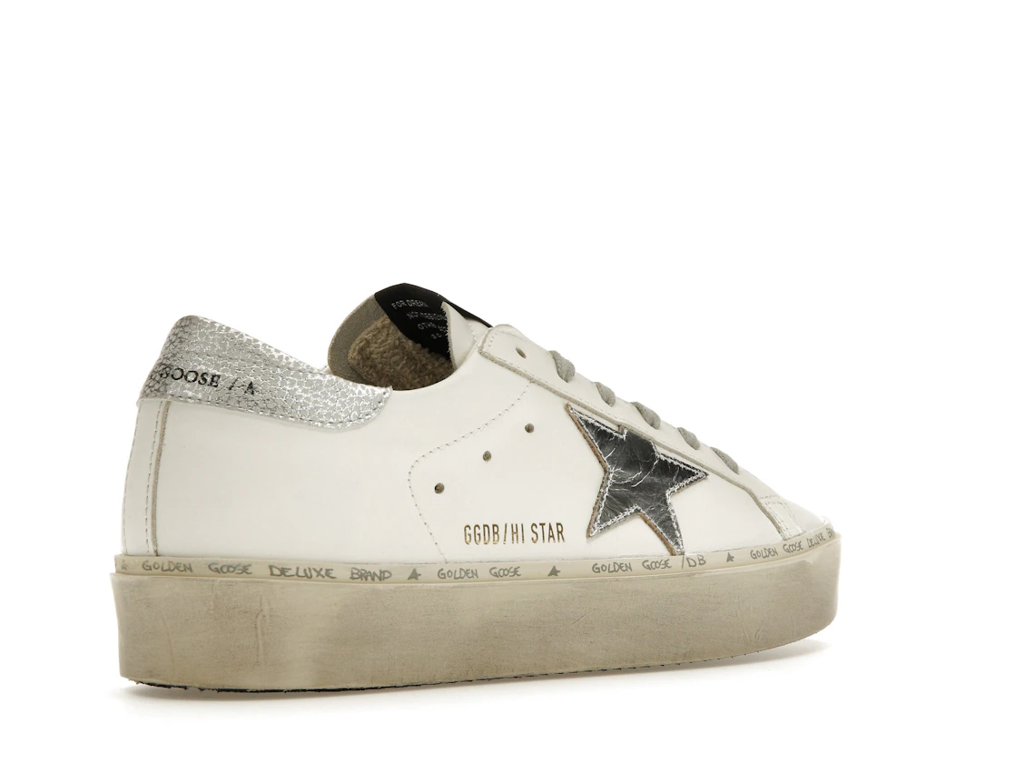 Vue 33 de Golden Goose Hi Star White Silver 