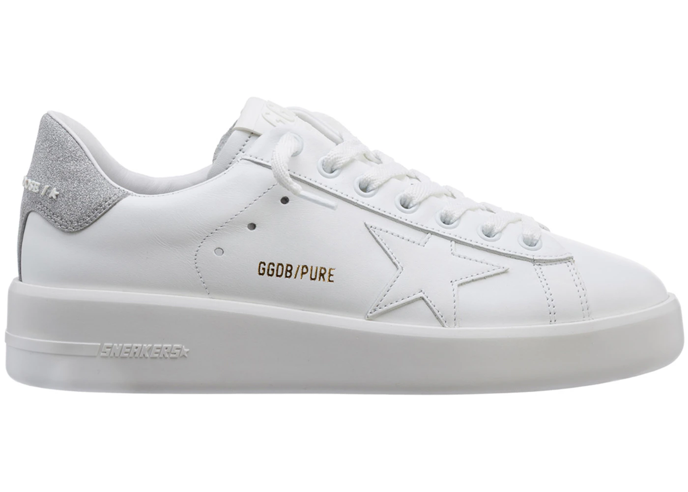 Golden Goose Purestar White Silver 