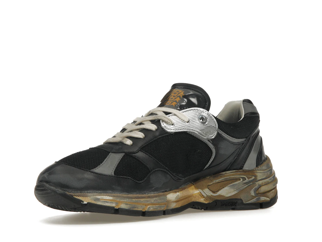 Vue 15 de Golden Goose Running Dad Black Grey