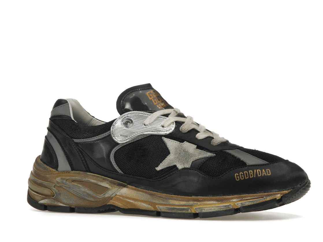 Vue 3 de Golden Goose Running Dad Black Grey