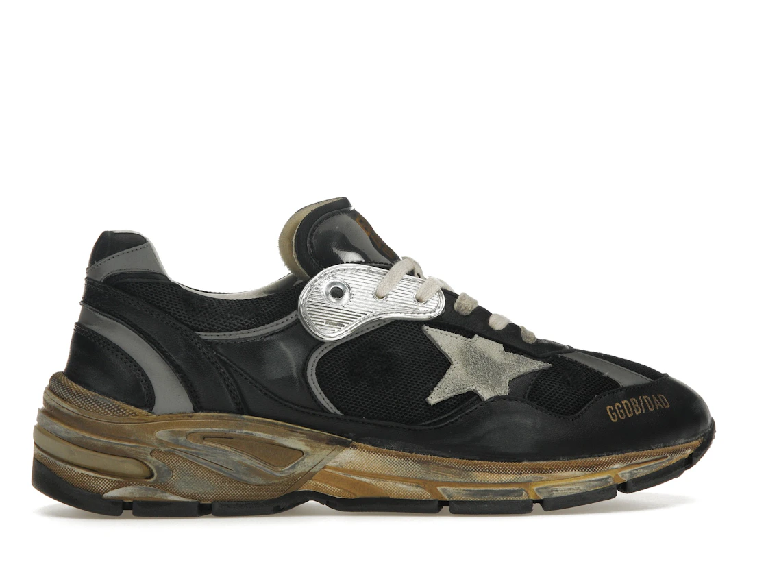 Vue 36 de Golden Goose Running Dad Black Grey