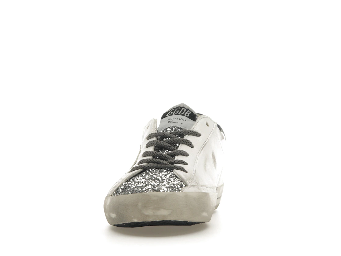 Vue 11 de Golden Goose Super-Star Glitter Cream Silver 