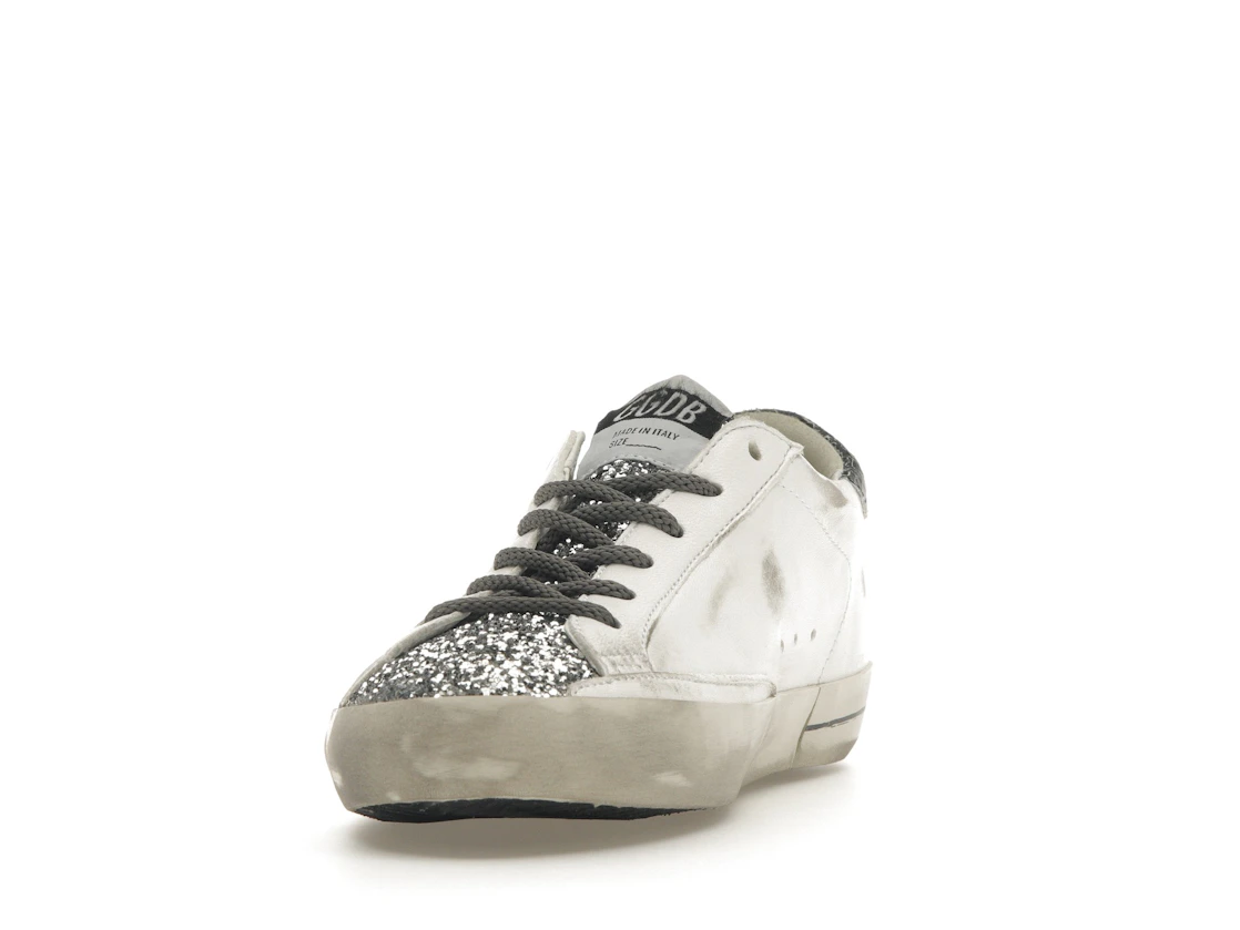 Vue 12 de Golden Goose Super-Star Glitter Cream Silver 