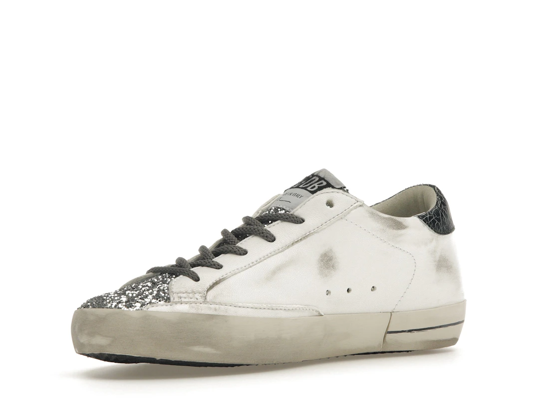 Vue 15 de Golden Goose Super-Star Glitter Cream Silver 