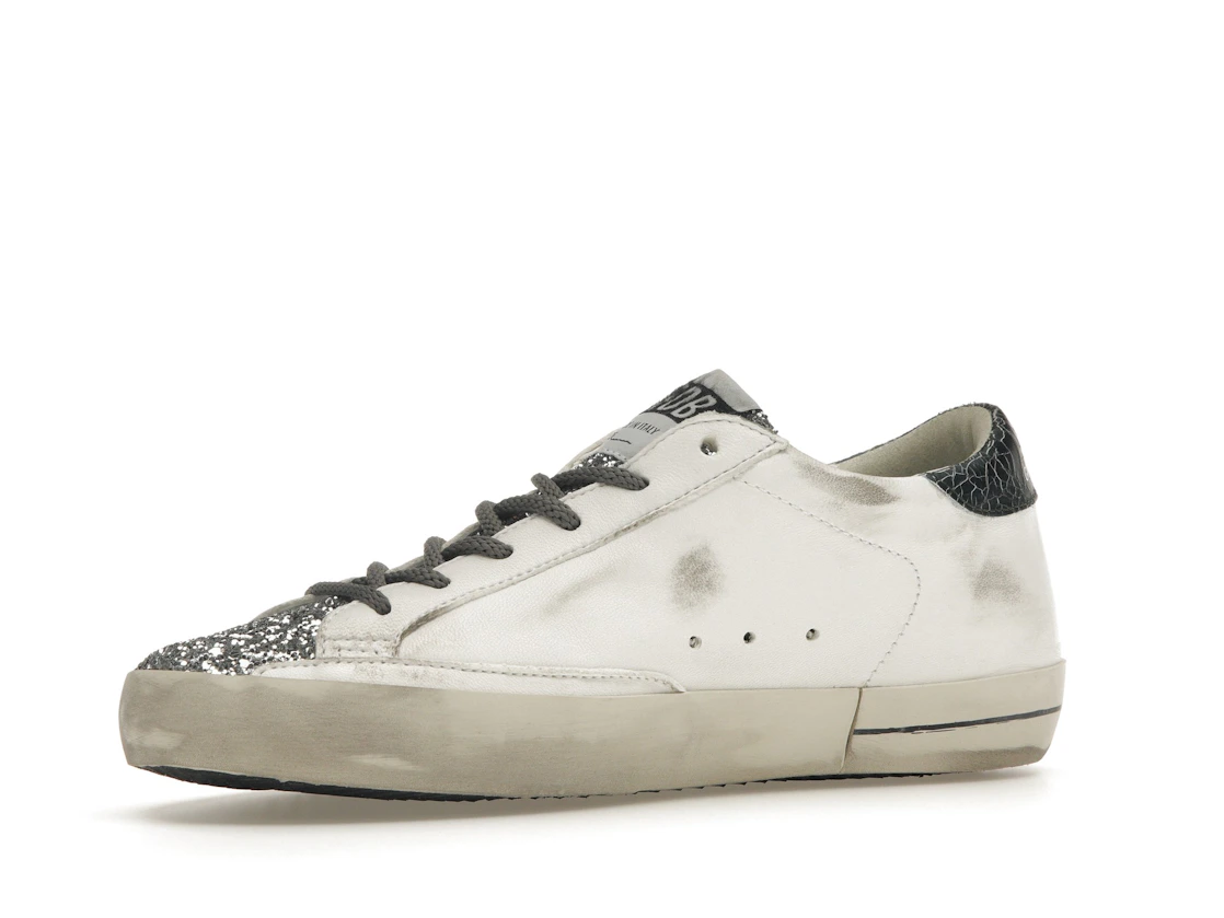 Vue 16 de Golden Goose Super-Star Glitter Cream Silver 