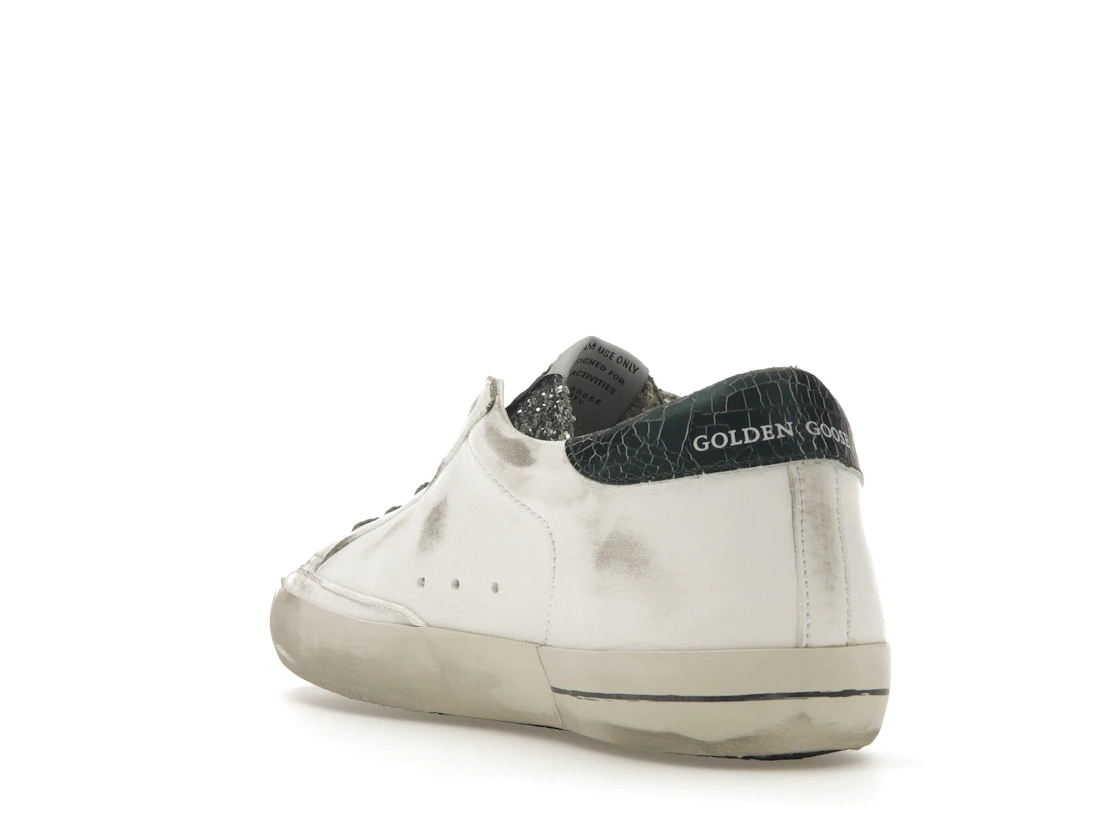 Vue 25 de Golden Goose Super-Star Glitter Cream Silver 