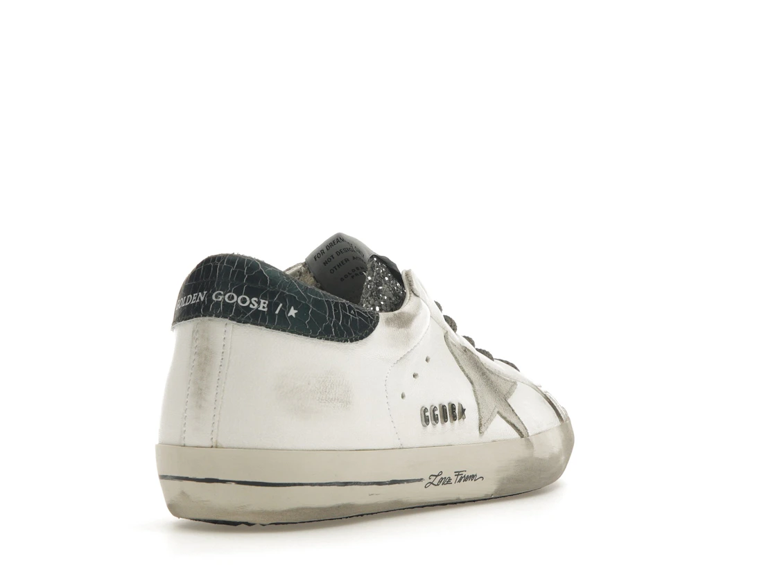 Vue 31 de Golden Goose Super-Star Glitter Cream Silver 