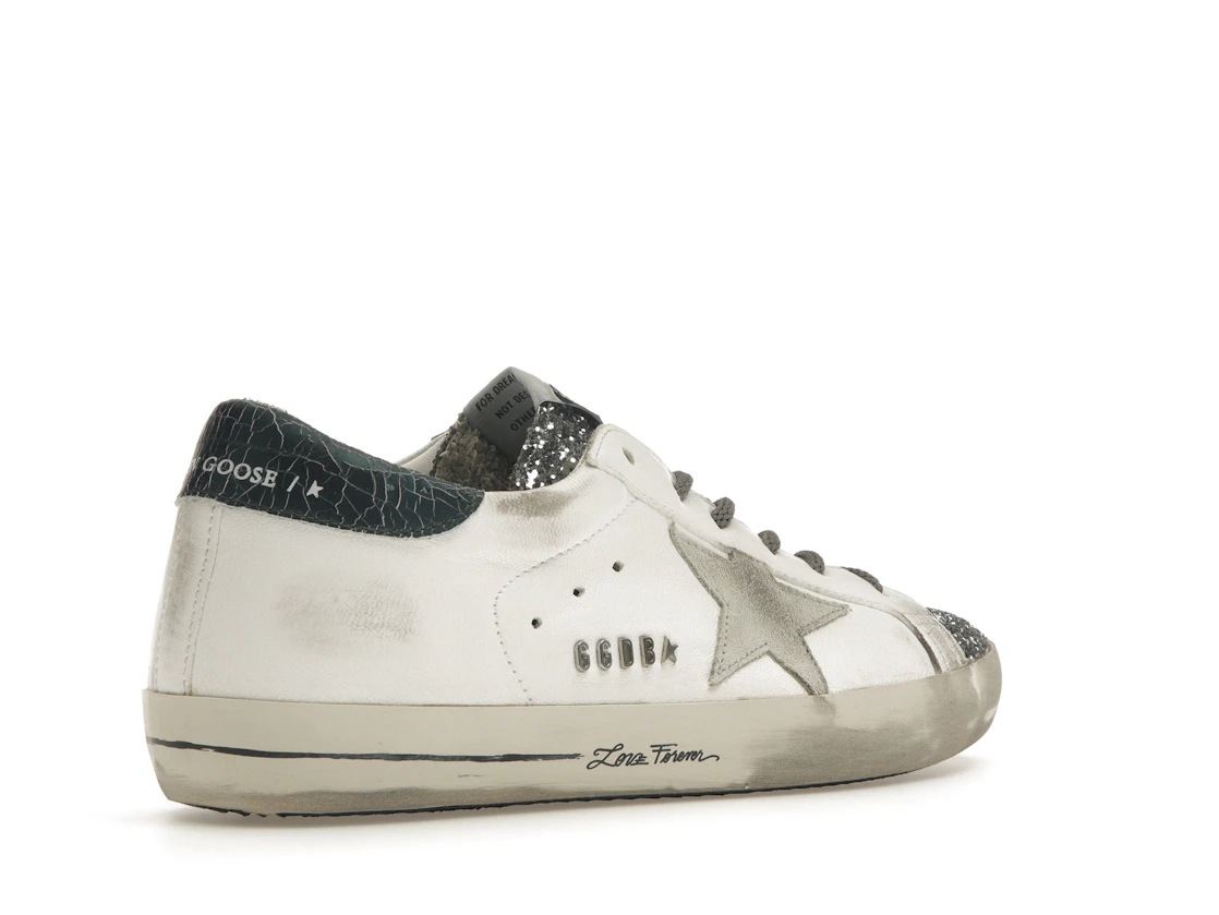 Vue 33 de Golden Goose Super-Star Glitter Cream Silver 