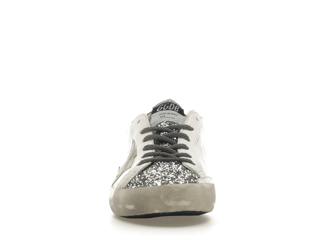 Vue 10 de Golden Goose Super-Star Glitter Cream Silver 