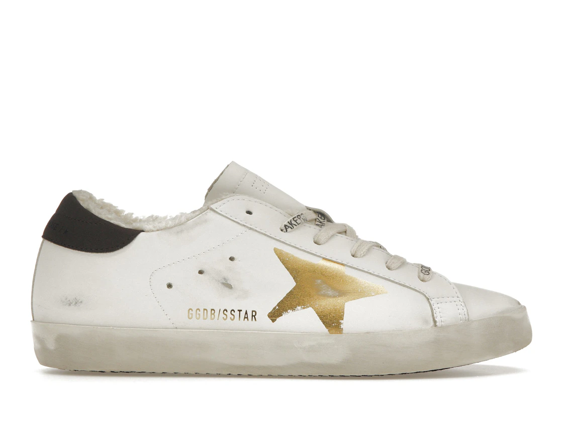 Vue 1 de Golden Goose Super-Star Gold Star White Gold 