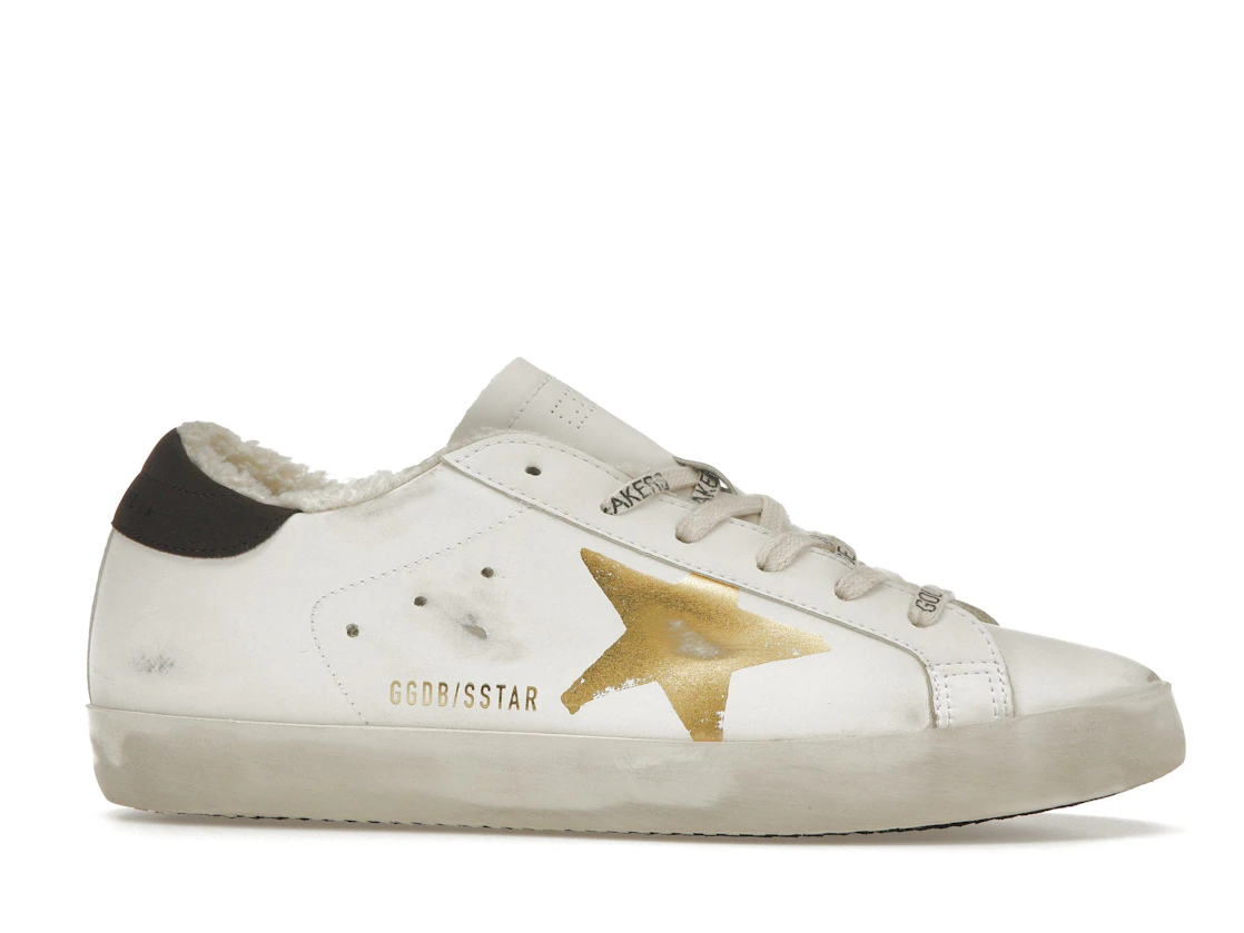 Vue 2 de Golden Goose Super-Star Gold Star White Gold 