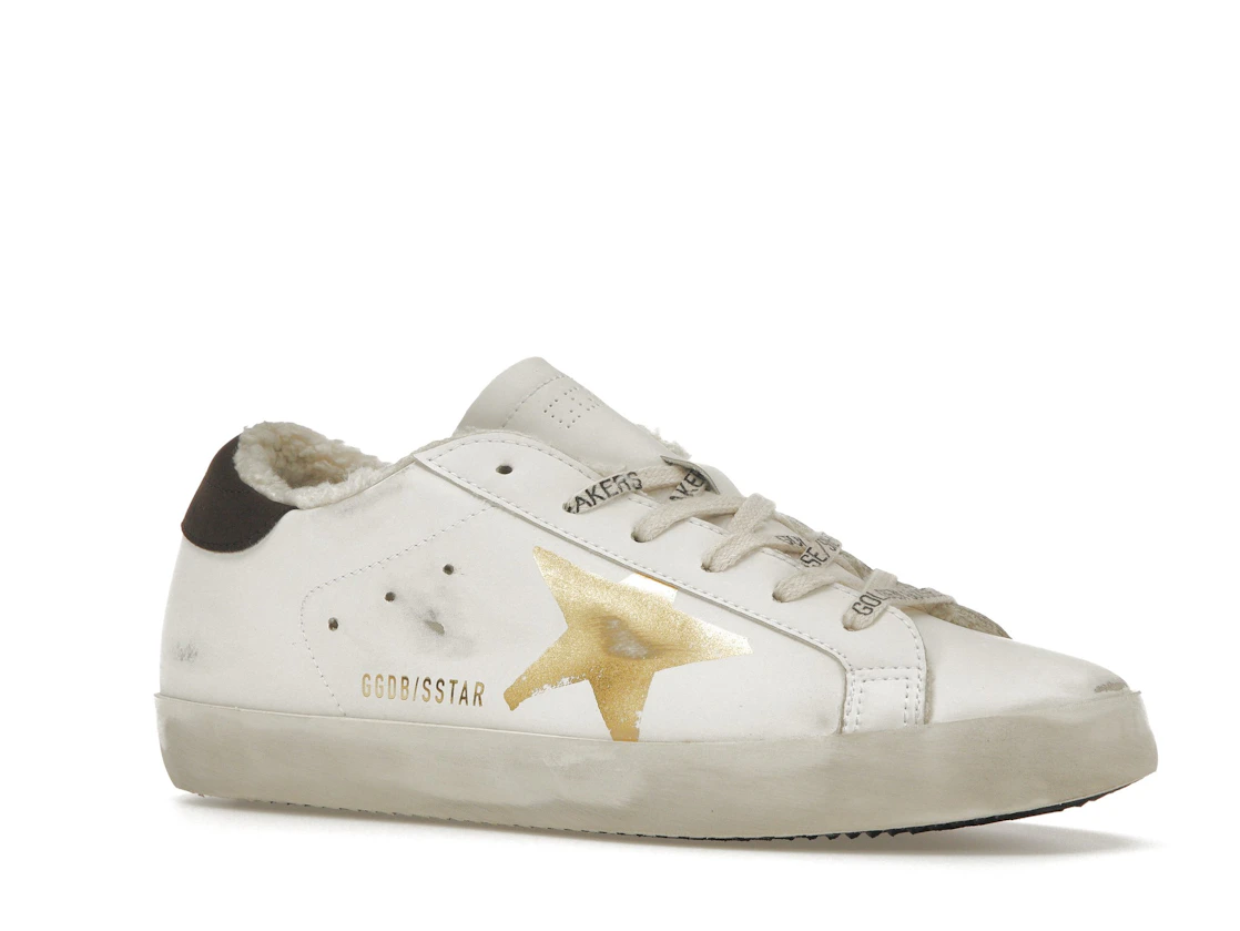 Vue 4 de Golden Goose Super-Star Gold Star White Gold 