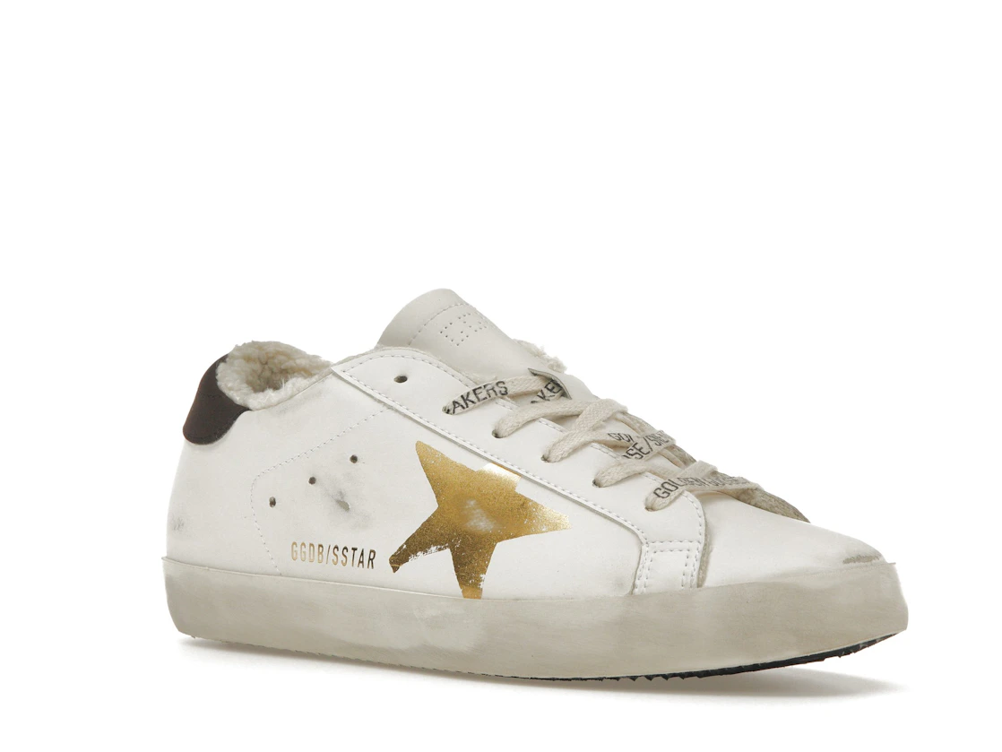 Vue 5 de Golden Goose Super-Star Gold Star White Gold 
