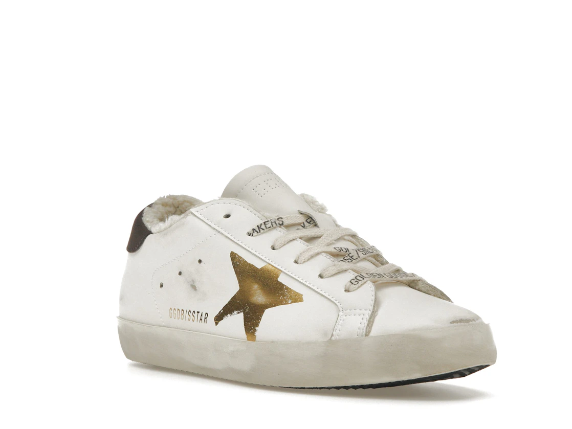 Vue 6 de Golden Goose Super-Star Gold Star White Gold 