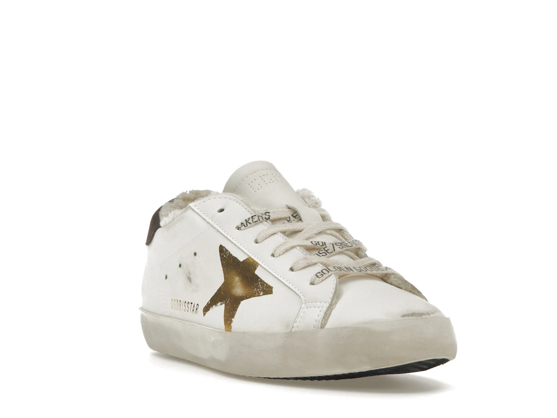 Vue 7 de Golden Goose Super-Star Gold Star White Gold 