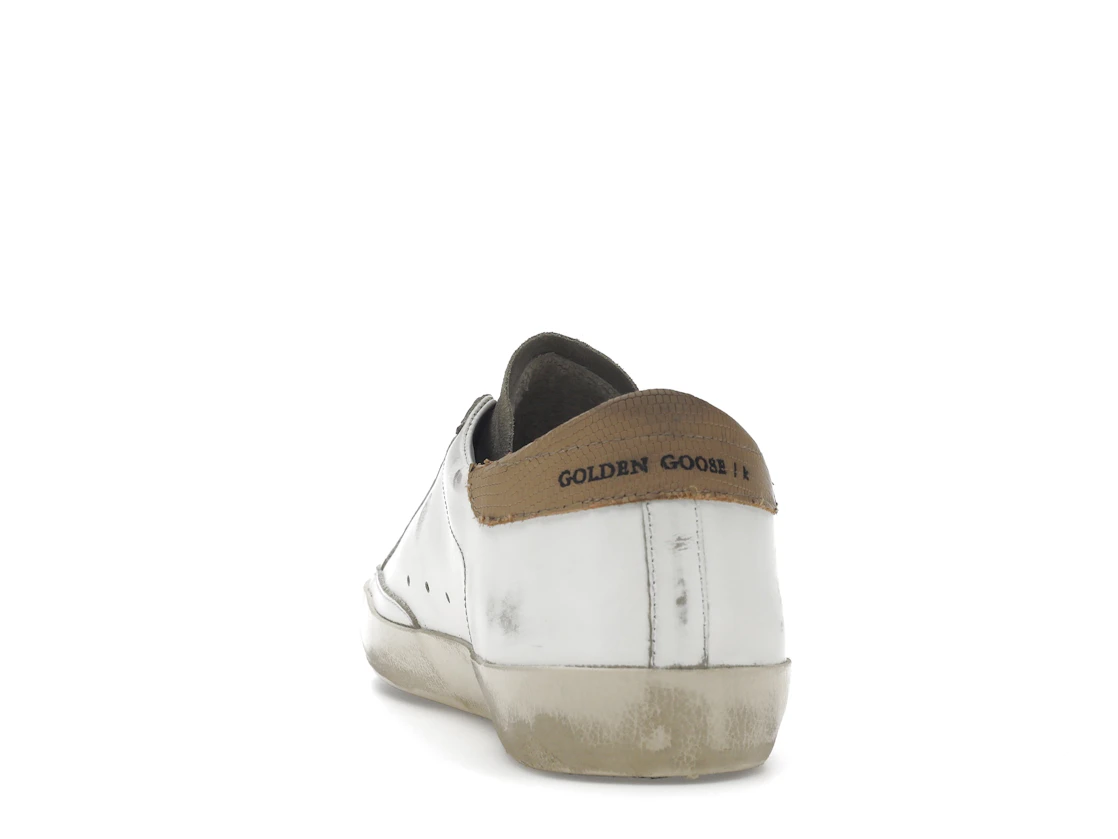 Vue 27 de Golden Goose Super-Star Suede Toe White Taupe Royal Blue Black