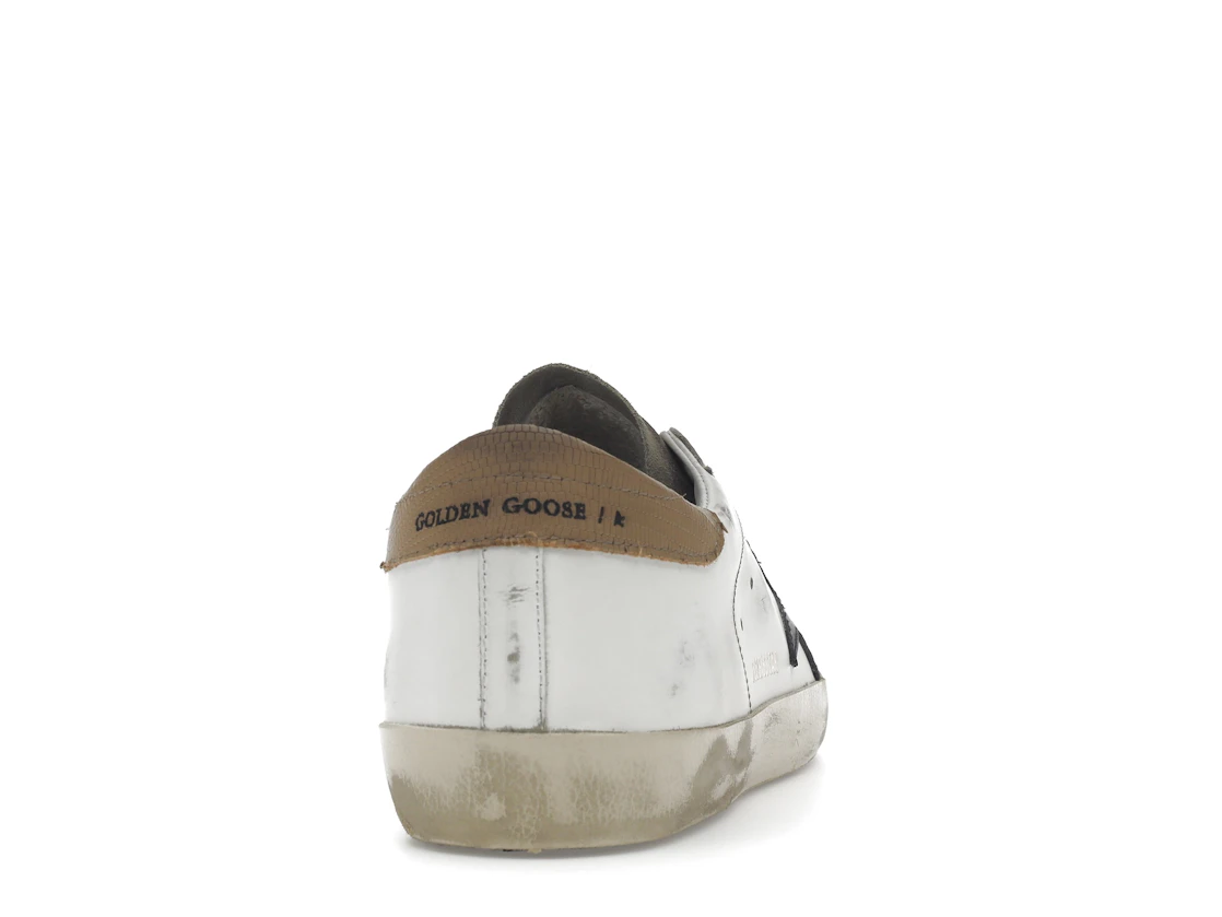 Vue 29 de Golden Goose Super-Star Suede Toe White Taupe Royal Blue Black