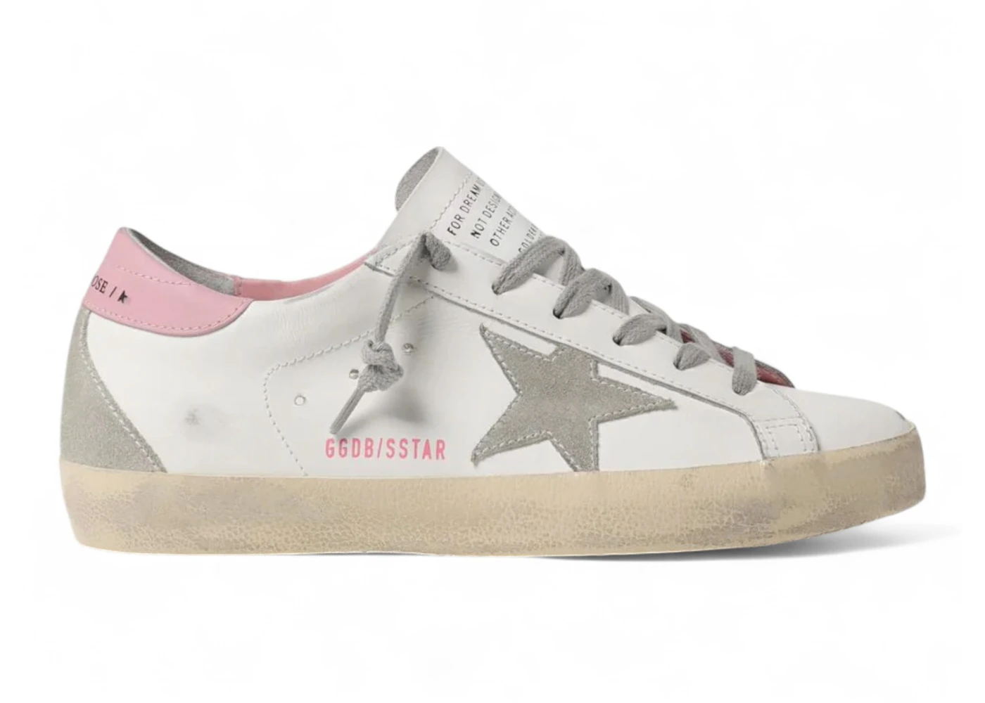 Golden Goose Super-Star White Pink SS25 