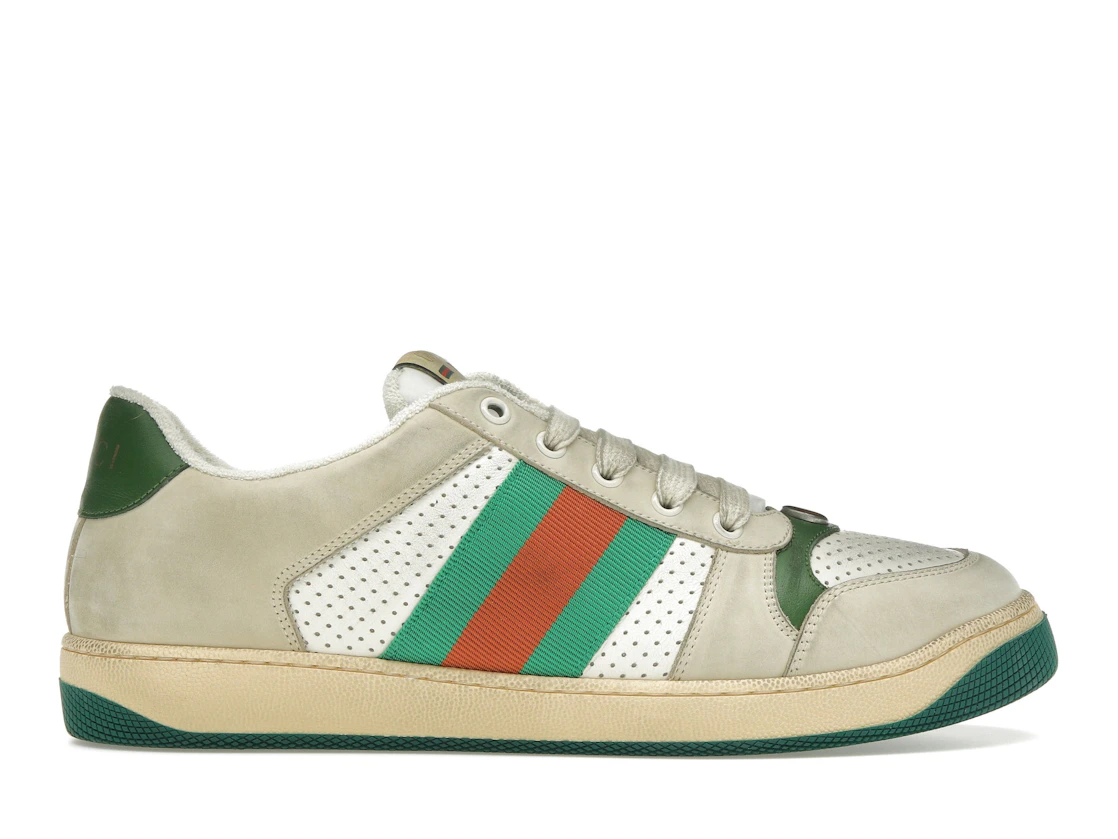 Vue 1 de Gucci Screener Distressed Green Orange