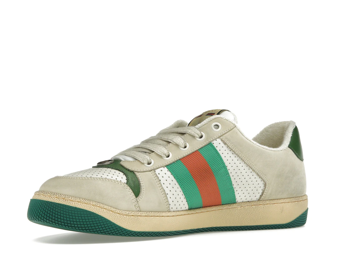 Vue 16 de Gucci Screener Distressed Green Orange