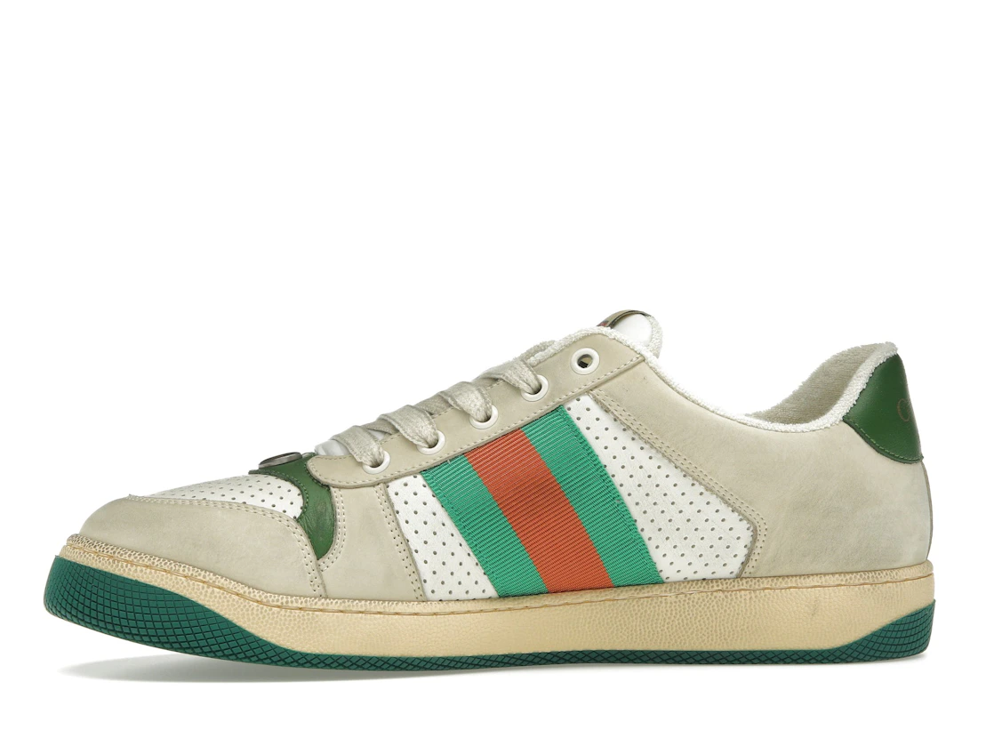 Vue 18 de Gucci Screener Distressed Green Orange